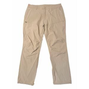 Howler Bros Shoal water Tech Pants Men's 38x32 Beige Stretch Nylon Trousers
